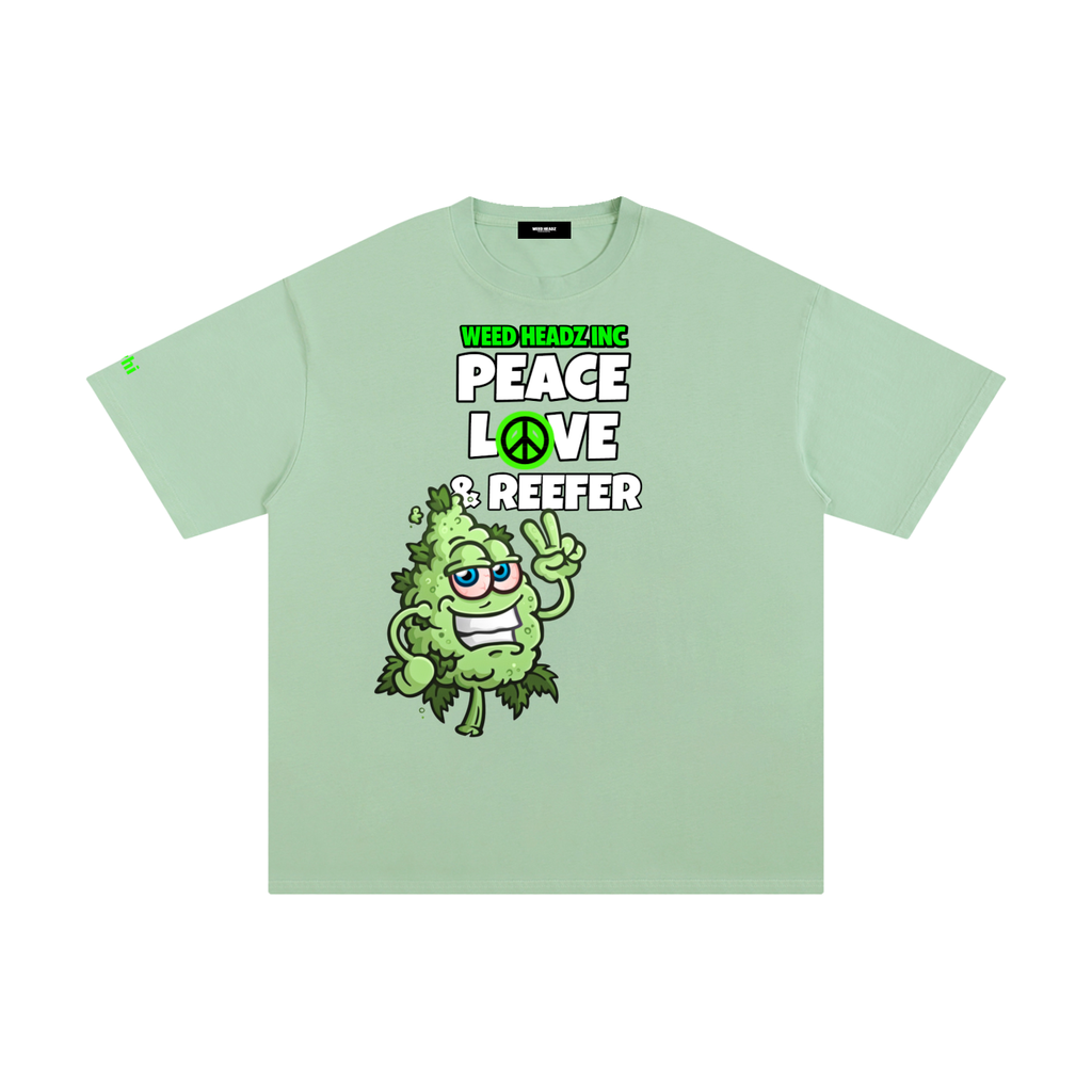 WHI Men's Peace Love & Reefer Buddy Cotton T-Shirt