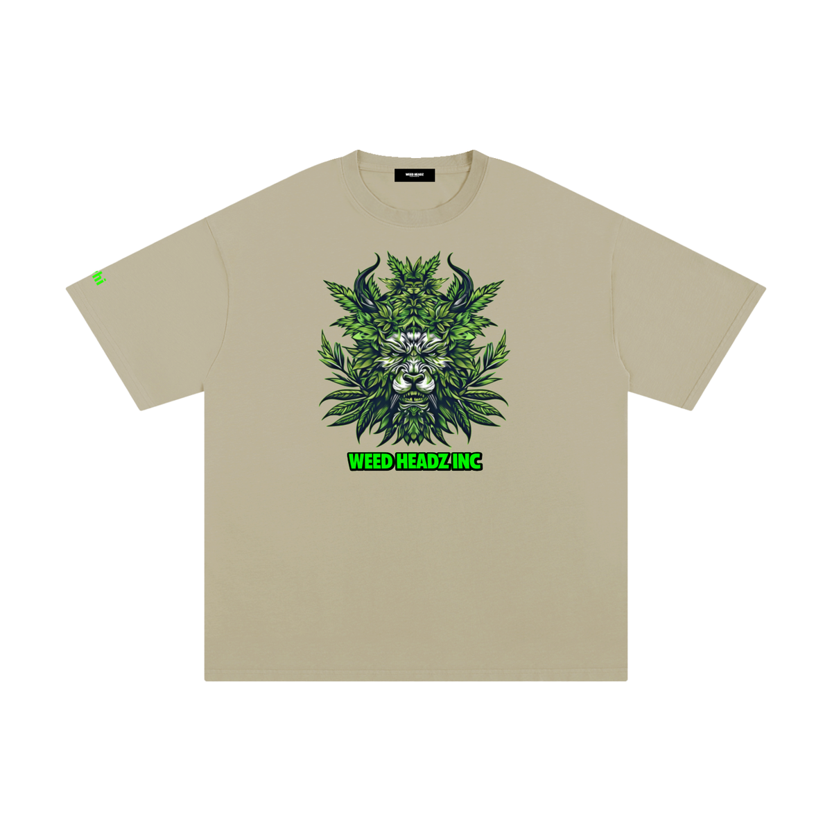 WHI Men's Monster Green Cotton T-Shirt