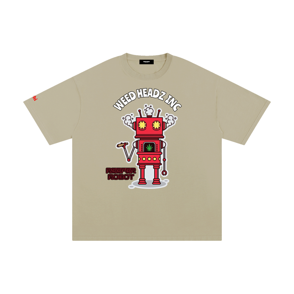 WHI Men's Reefer Robot Cotton T-Shirt