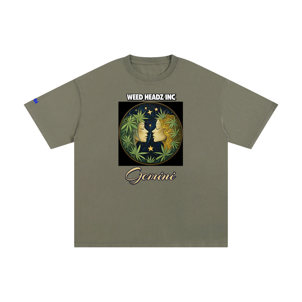 WHI Men's Zodiac Gemini Cotton T-Shirt