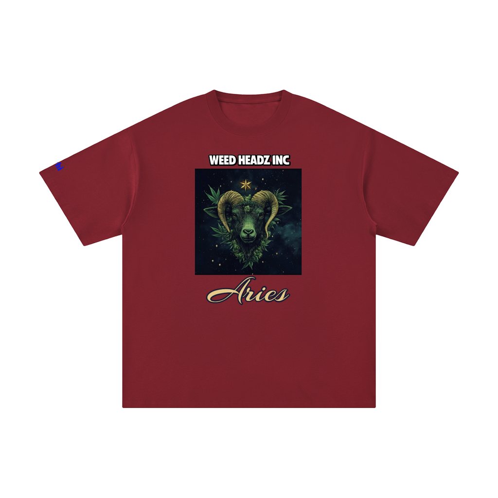 WHI Men's Zodiac Aries Cotton T-Shirt