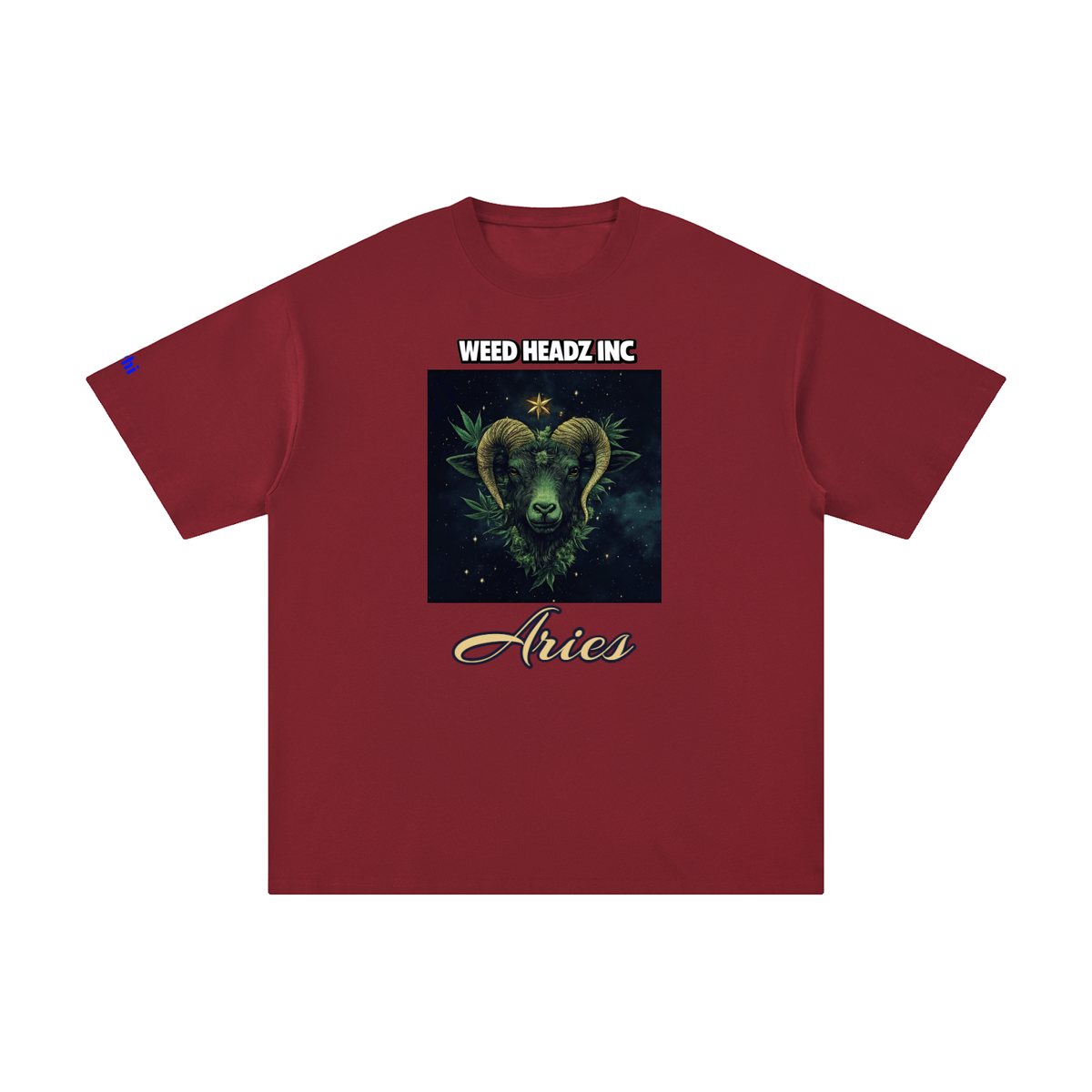 WHI Men's Zodiac Aries Cotton T-Shirt