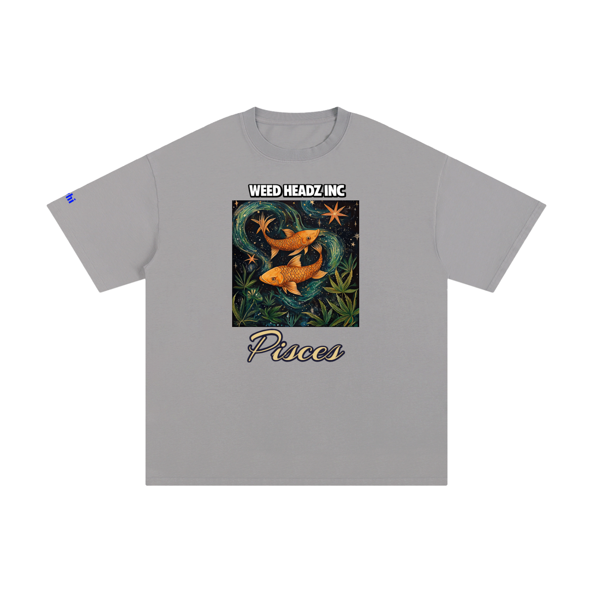WHI Men's Zodiac Pisces Cotton T-Shirt