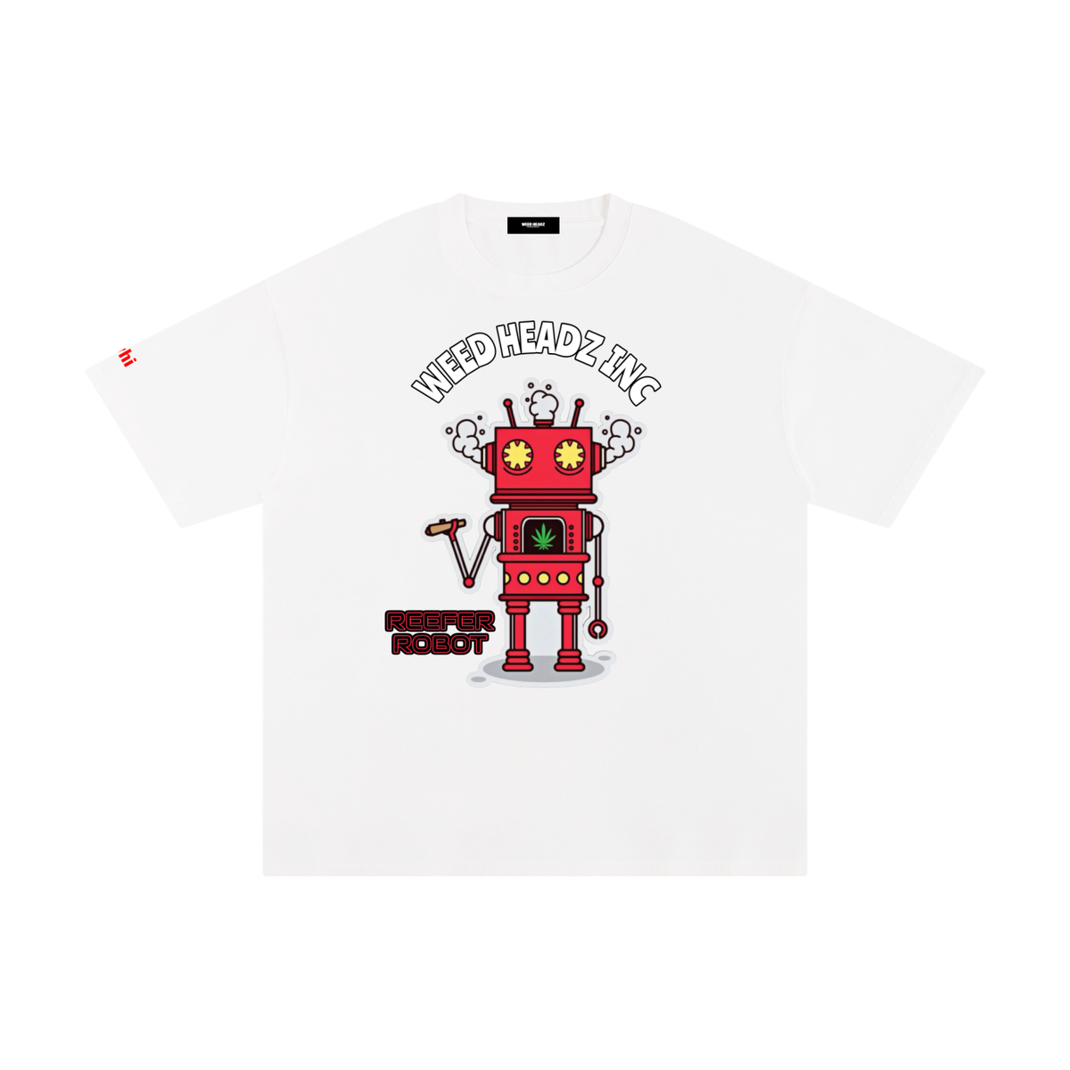 WHI Men's Reefer Robot Cotton T-Shirt