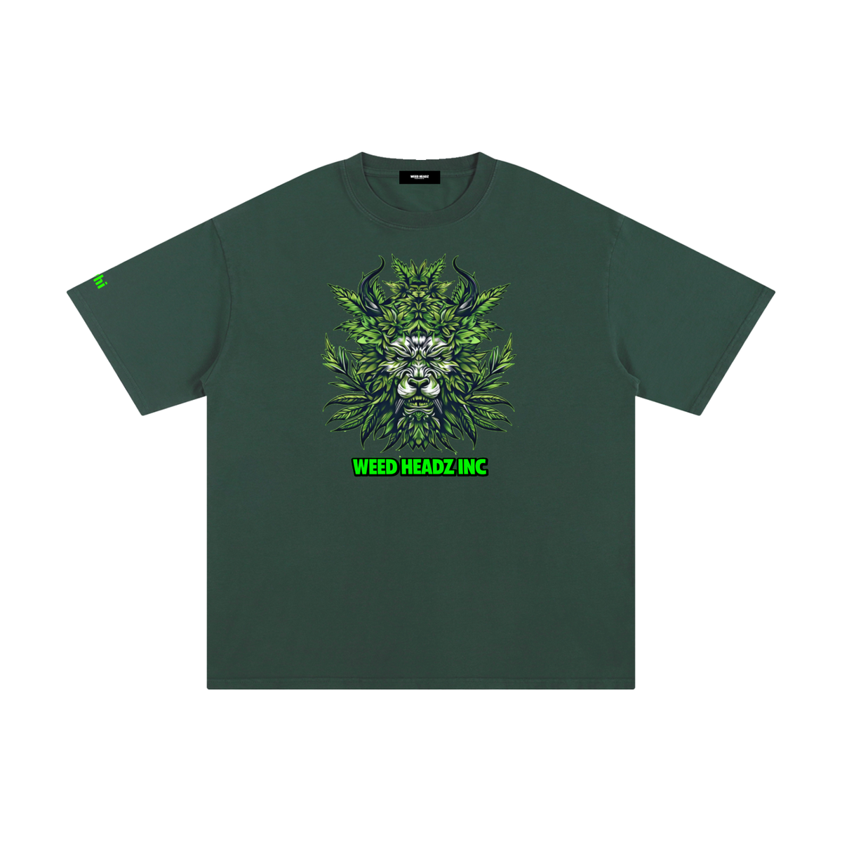 WHI Men's Monster Green Cotton T-Shirt