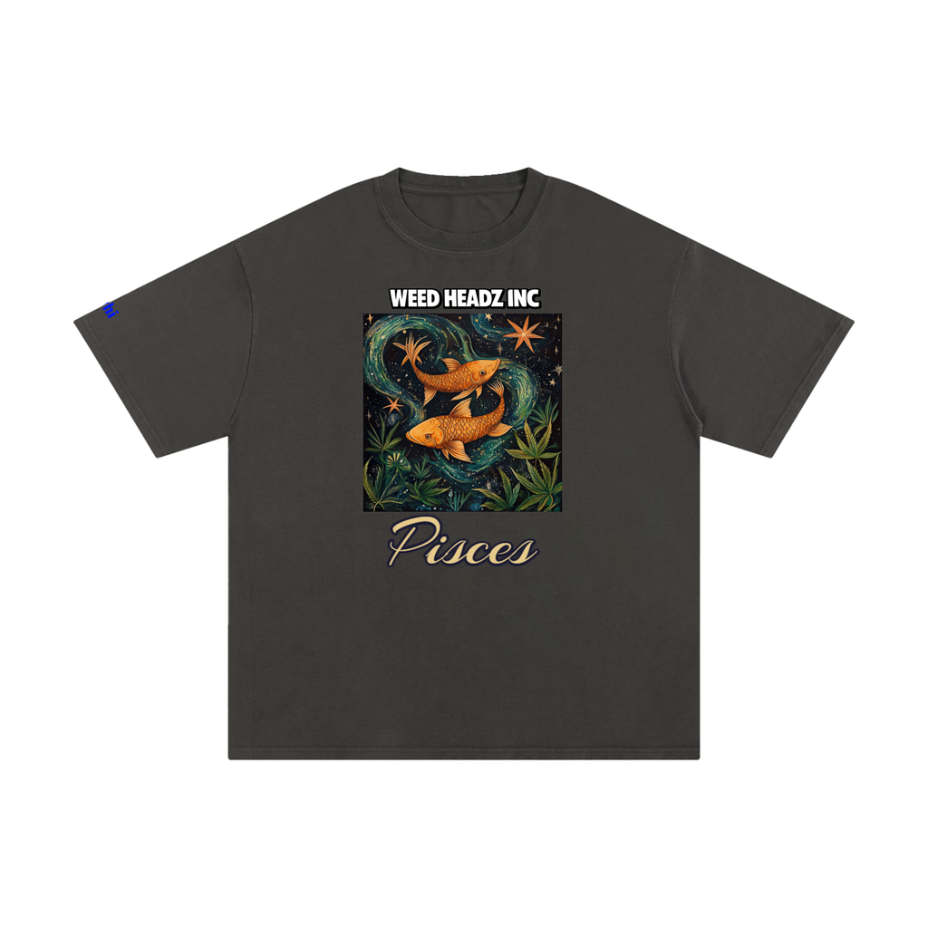 WHI Men's Zodiac Pisces Cotton T-Shirt