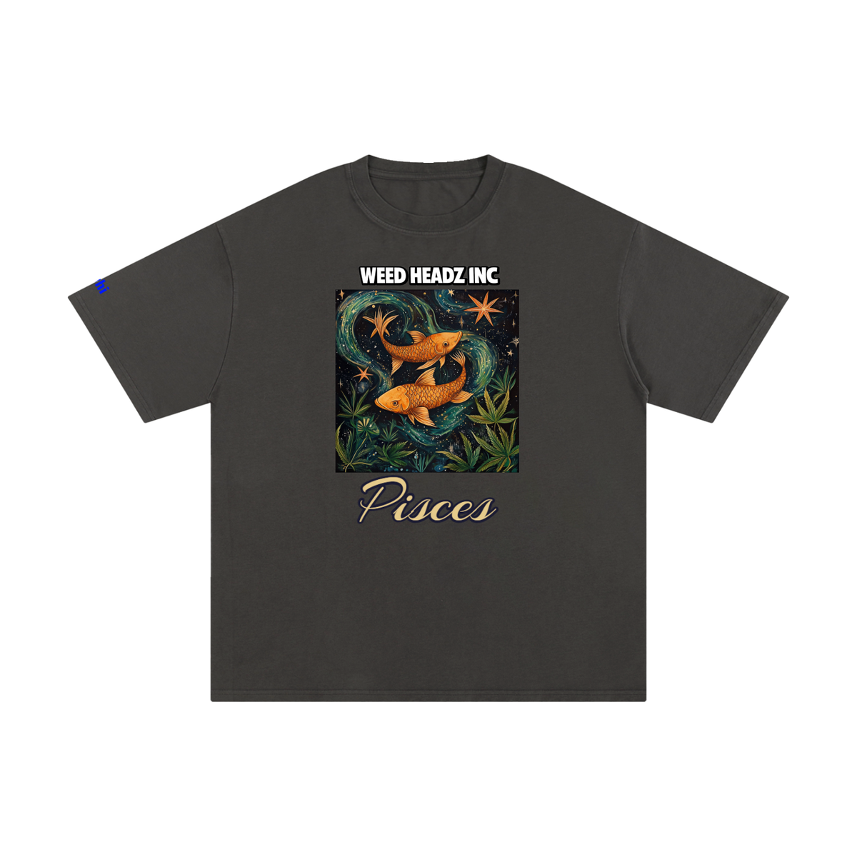 WHI Men's Zodiac Pisces Cotton T-Shirt