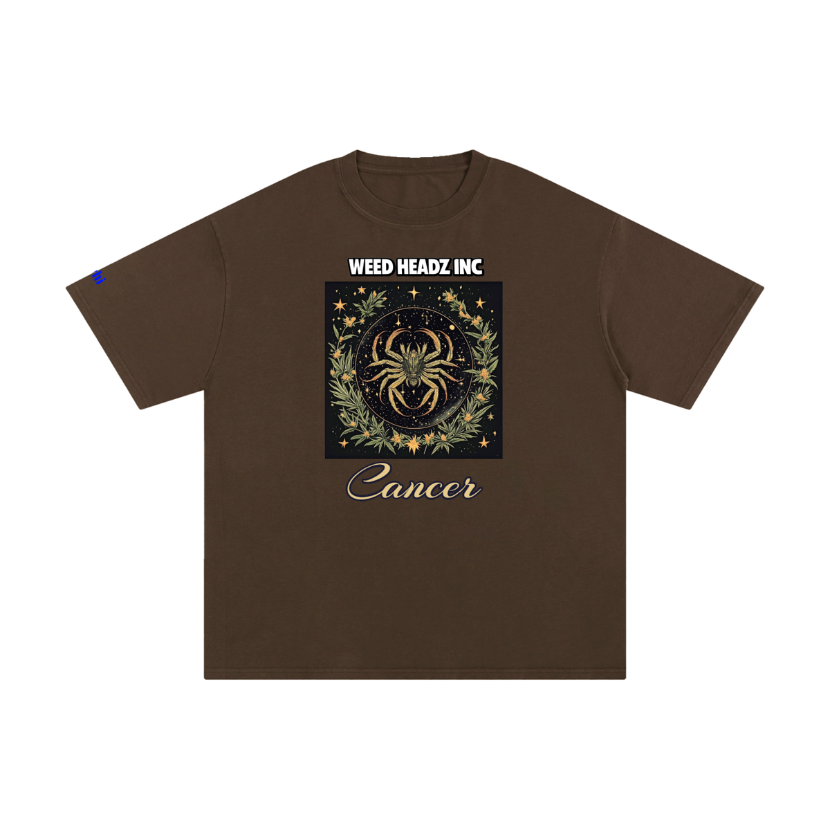 WHI Men's Zodiac Cancer Cotton T-Shirt