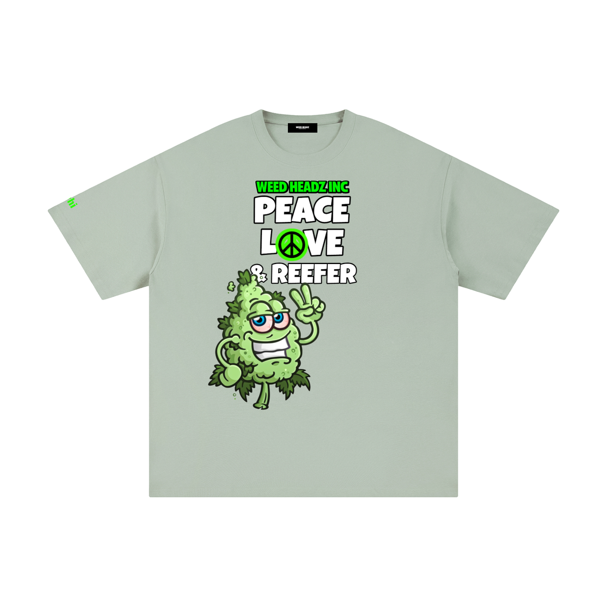WHI Men's Peace Love & Reefer Buddy Cotton T-Shirt