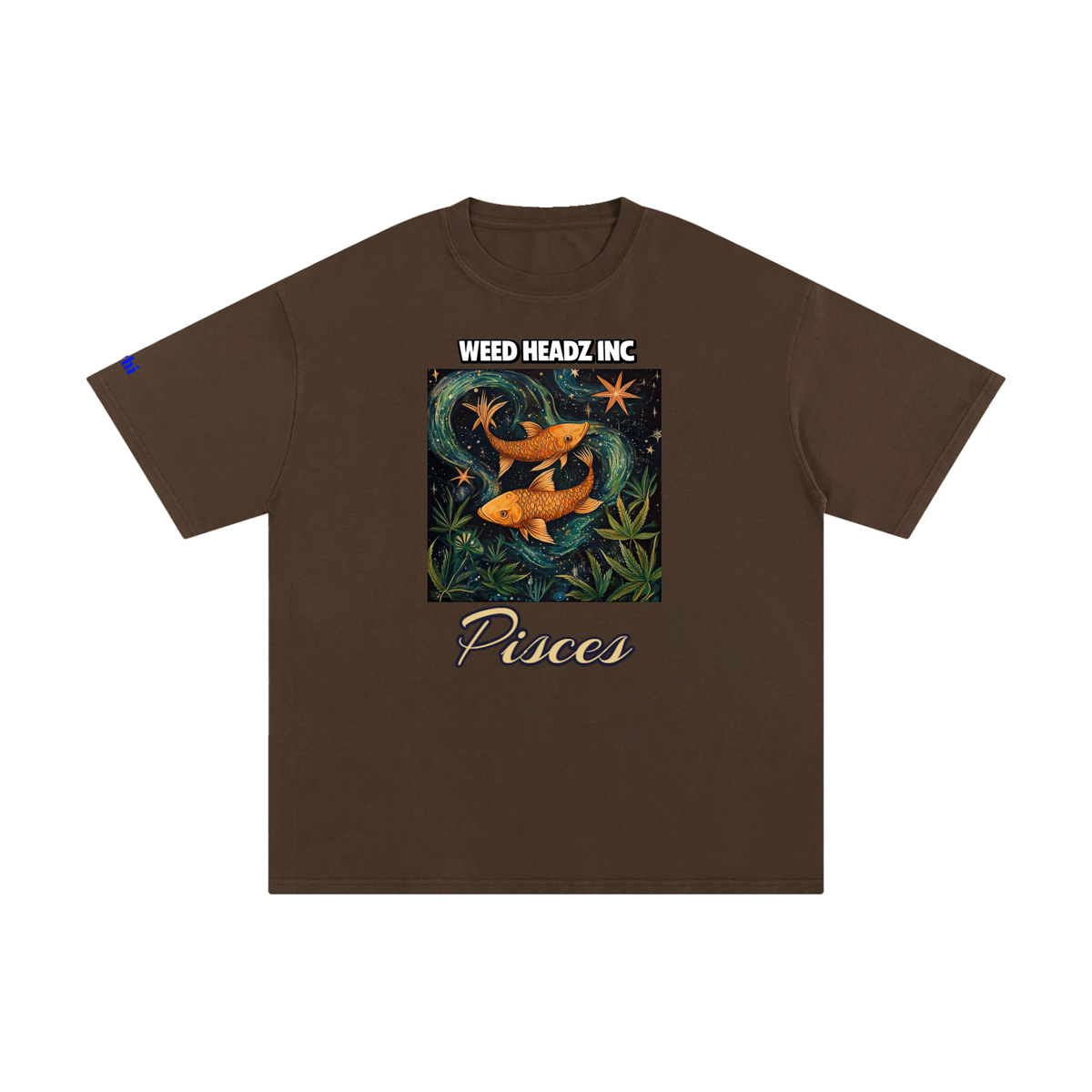 WHI Men's Zodiac Pisces Cotton T-Shirt