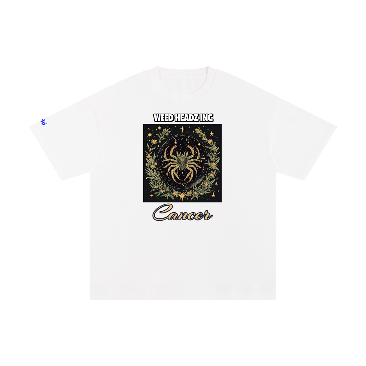 WHI Men's Zodiac Cancer Cotton T-Shirt