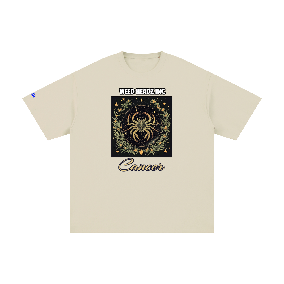 WHI Men's Zodiac Cancer Cotton T-Shirt