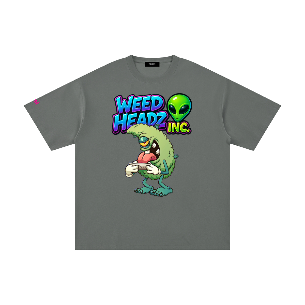 WHI Men's Alien Roll Up Cotton T-Shirt