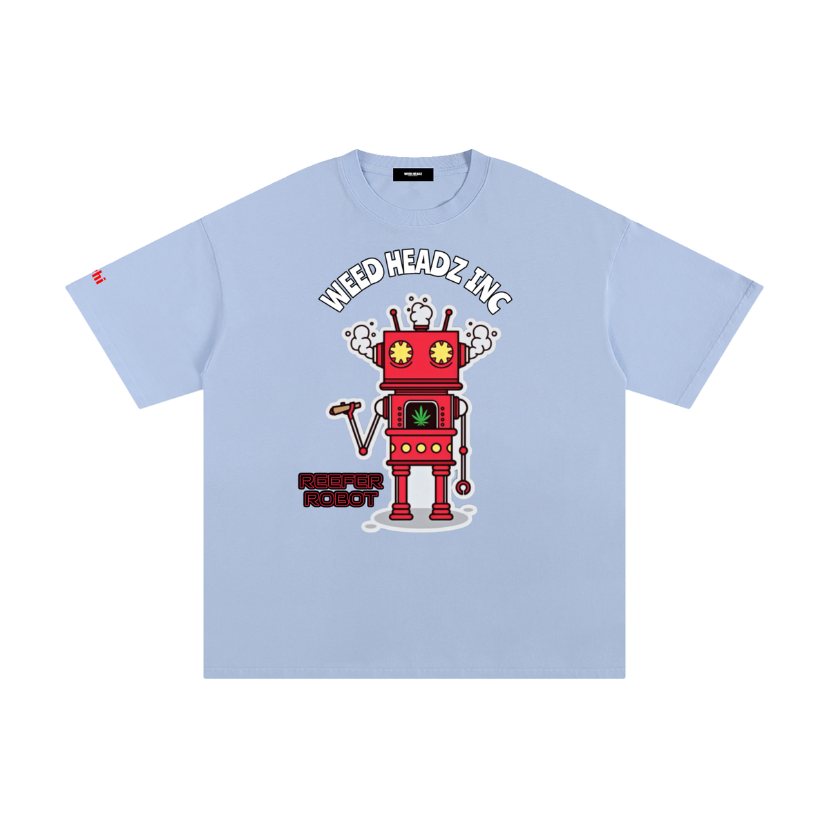 WHI Men's Reefer Robot Cotton T-Shirt