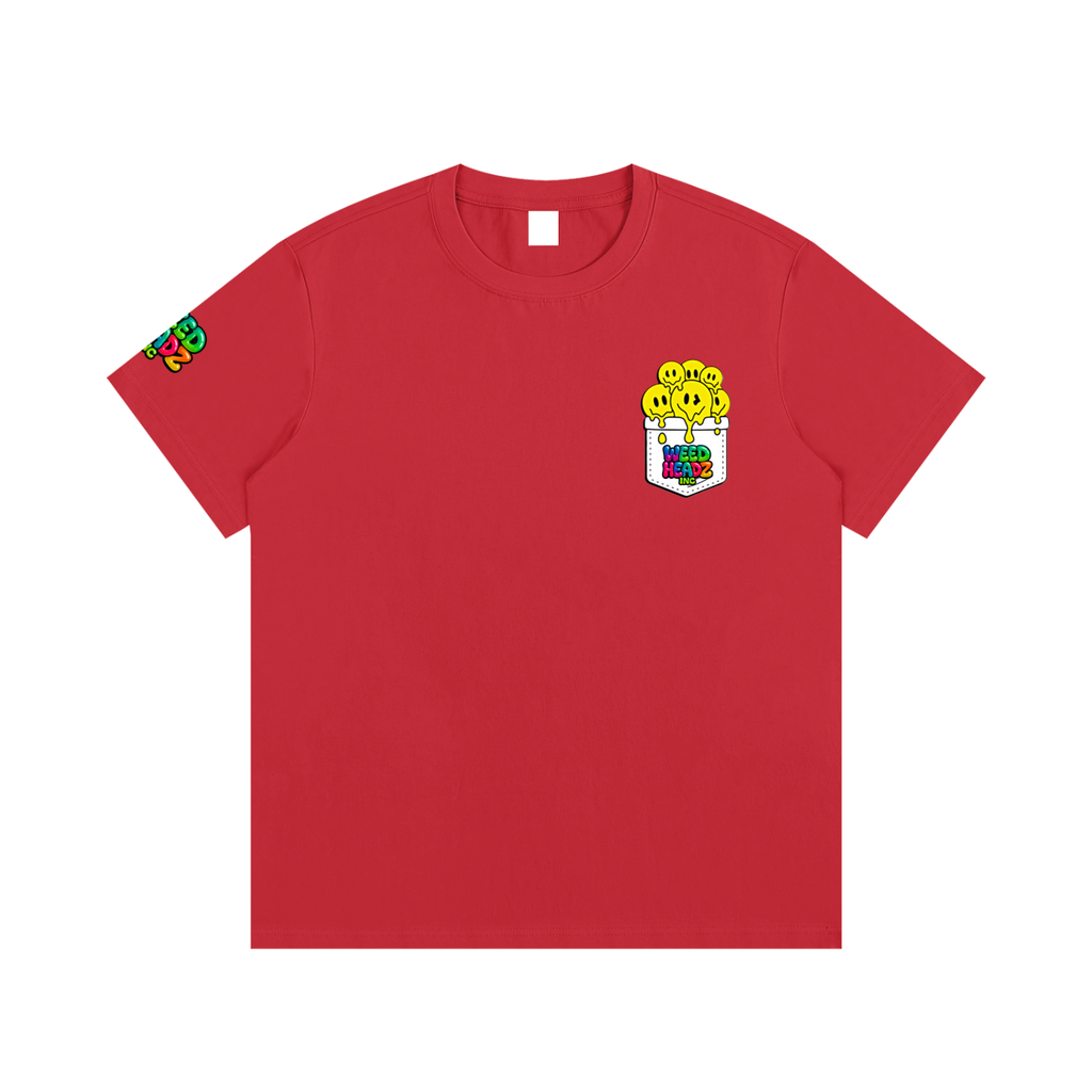 WHI Men's Smiley Melt Cotton T-Shirt