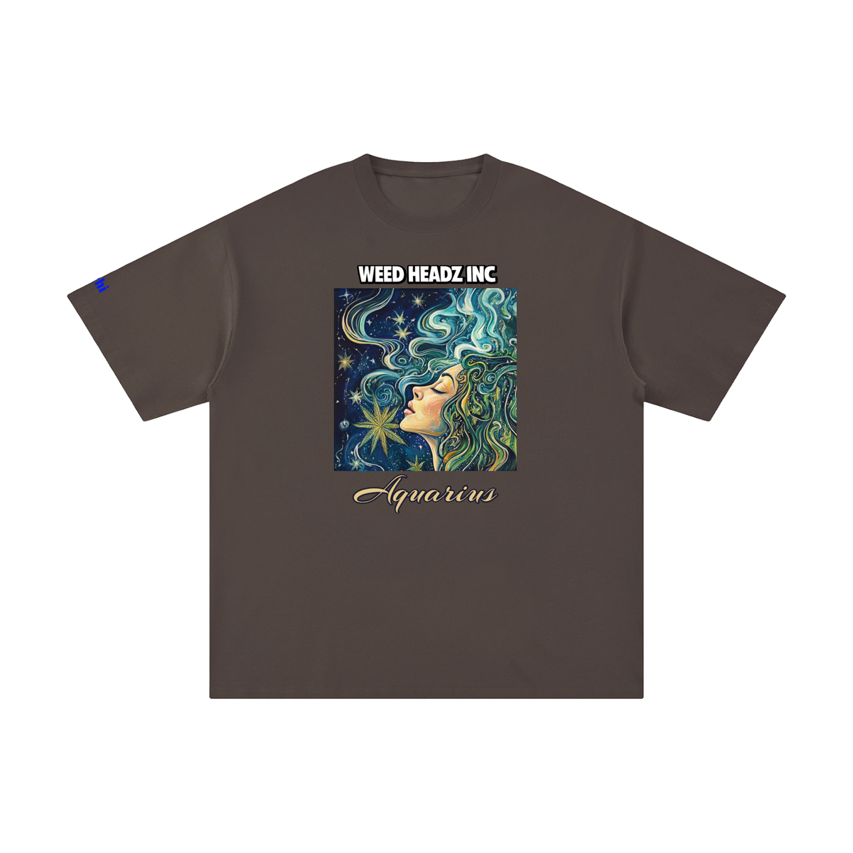 WHI Men's Zodiac Aquarius Cotton T-Shirt