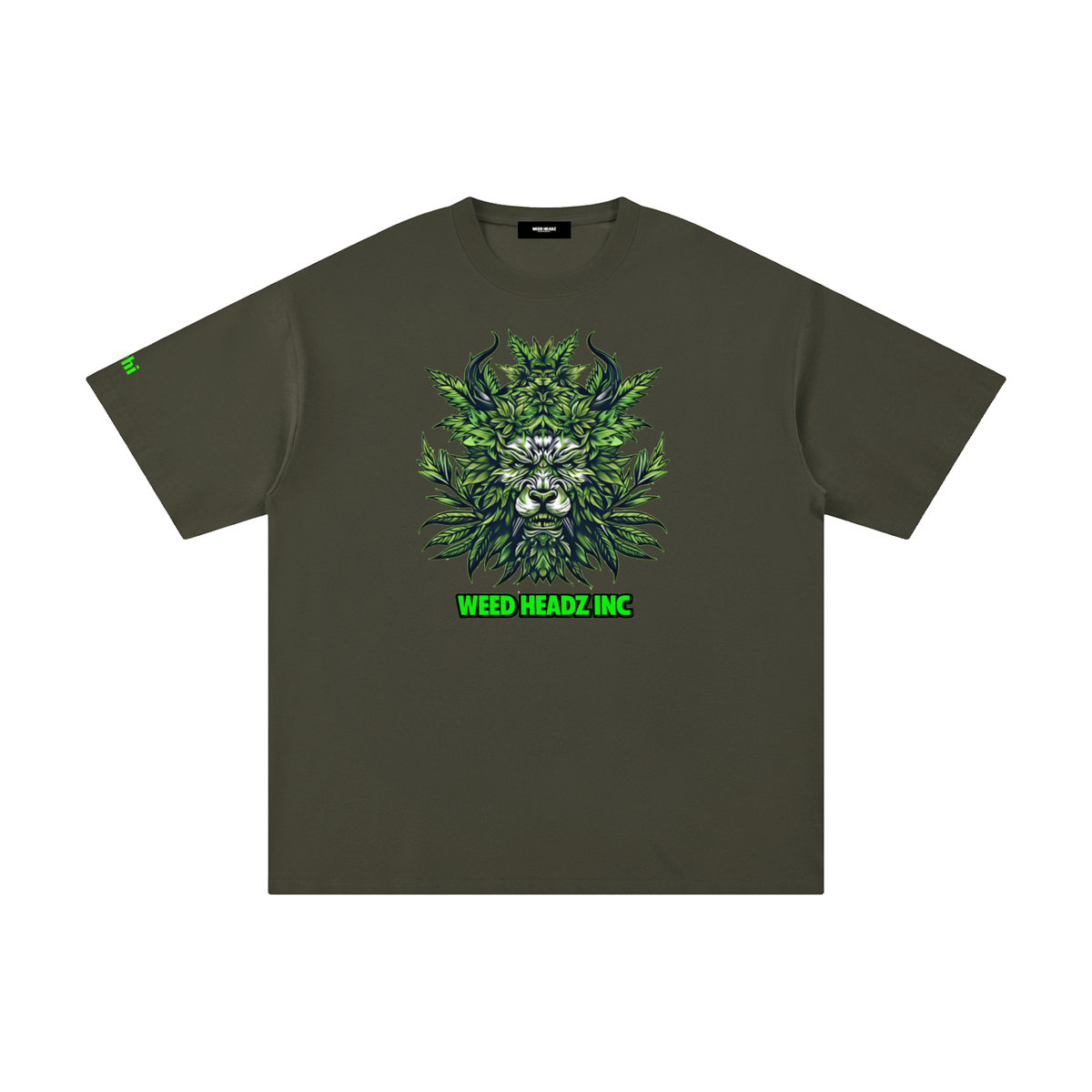 WHI Men's Monster Green Cotton T-Shirt