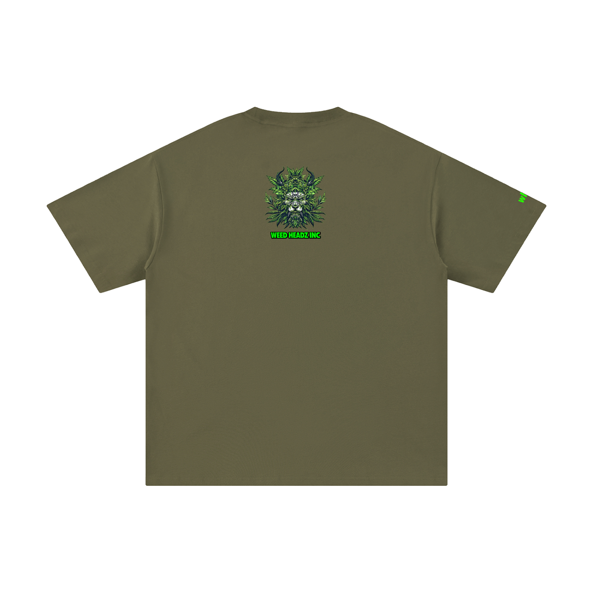 WHI Men's Monster Green Cotton T-Shirt