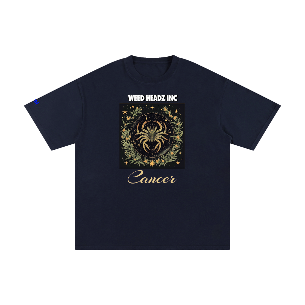 WHI Men's Zodiac Cancer Cotton T-Shirt