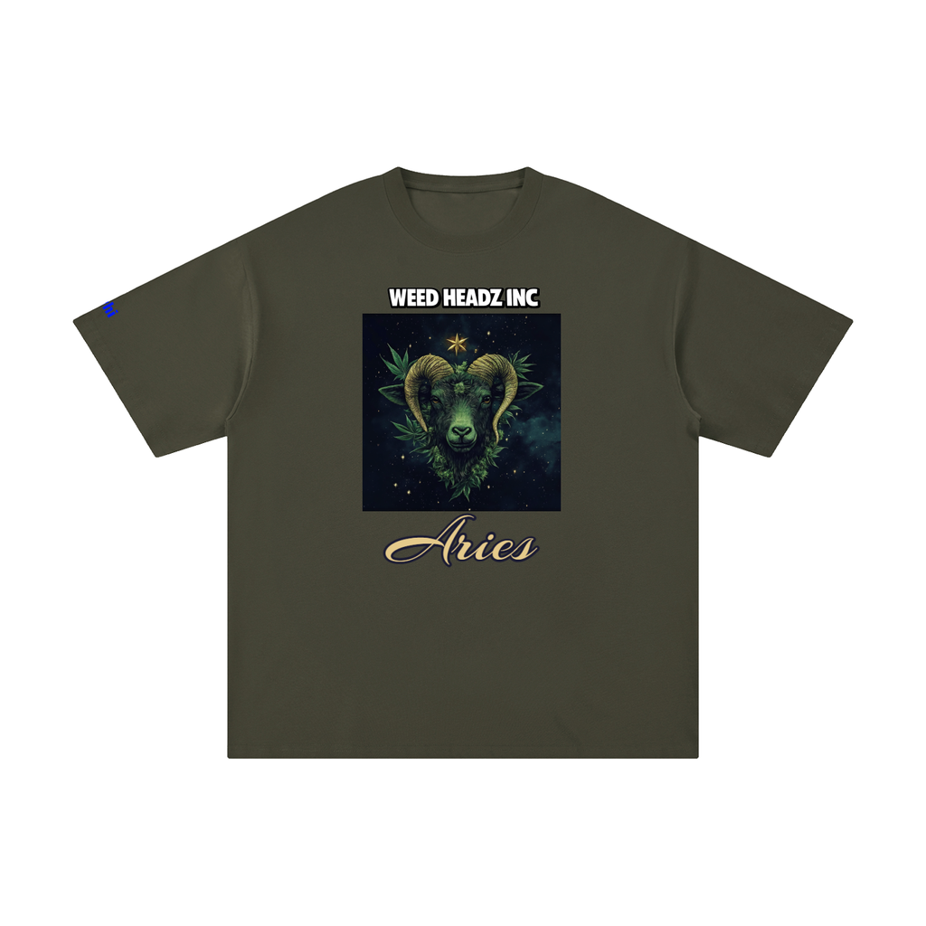 WHI Men's Zodiac Aries Cotton T-Shirt