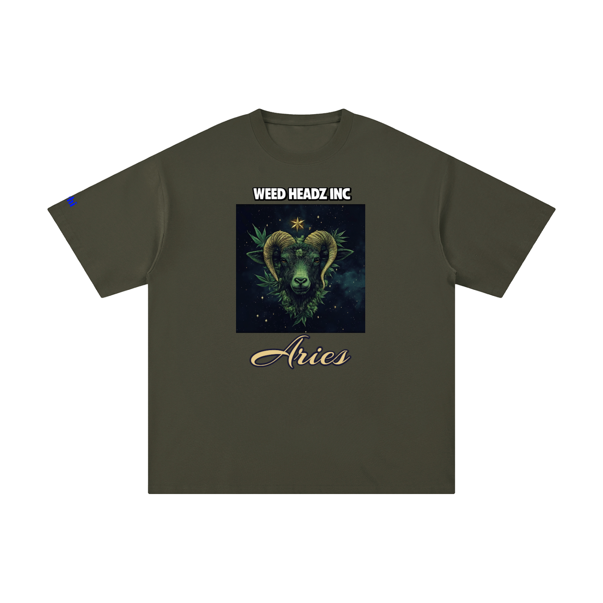 WHI Men's Zodiac Aries Cotton T-Shirt
