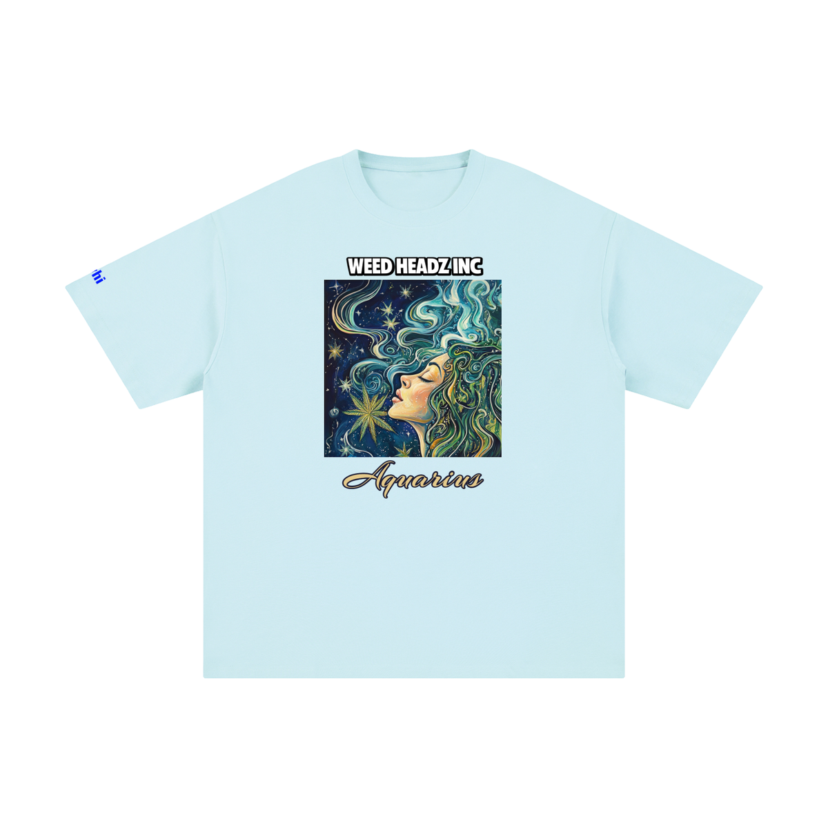 WHI Men's Zodiac Aquarius Cotton T-Shirt