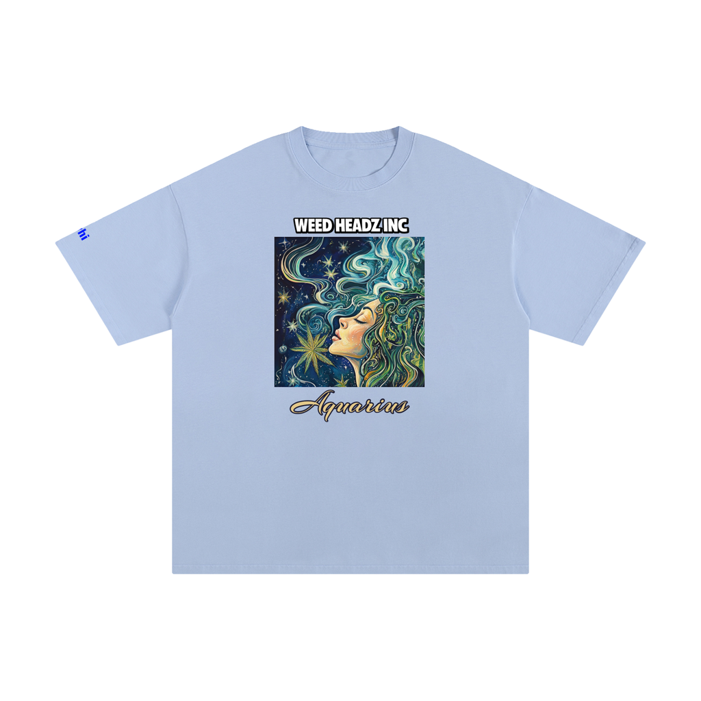 WHI Men's Zodiac Aquarius Cotton T-Shirt