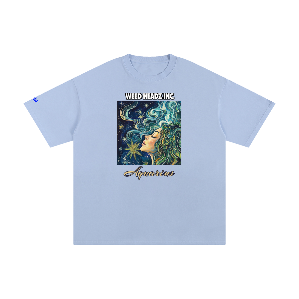 WHI Men's Zodiac Aquarius Cotton T-Shirt