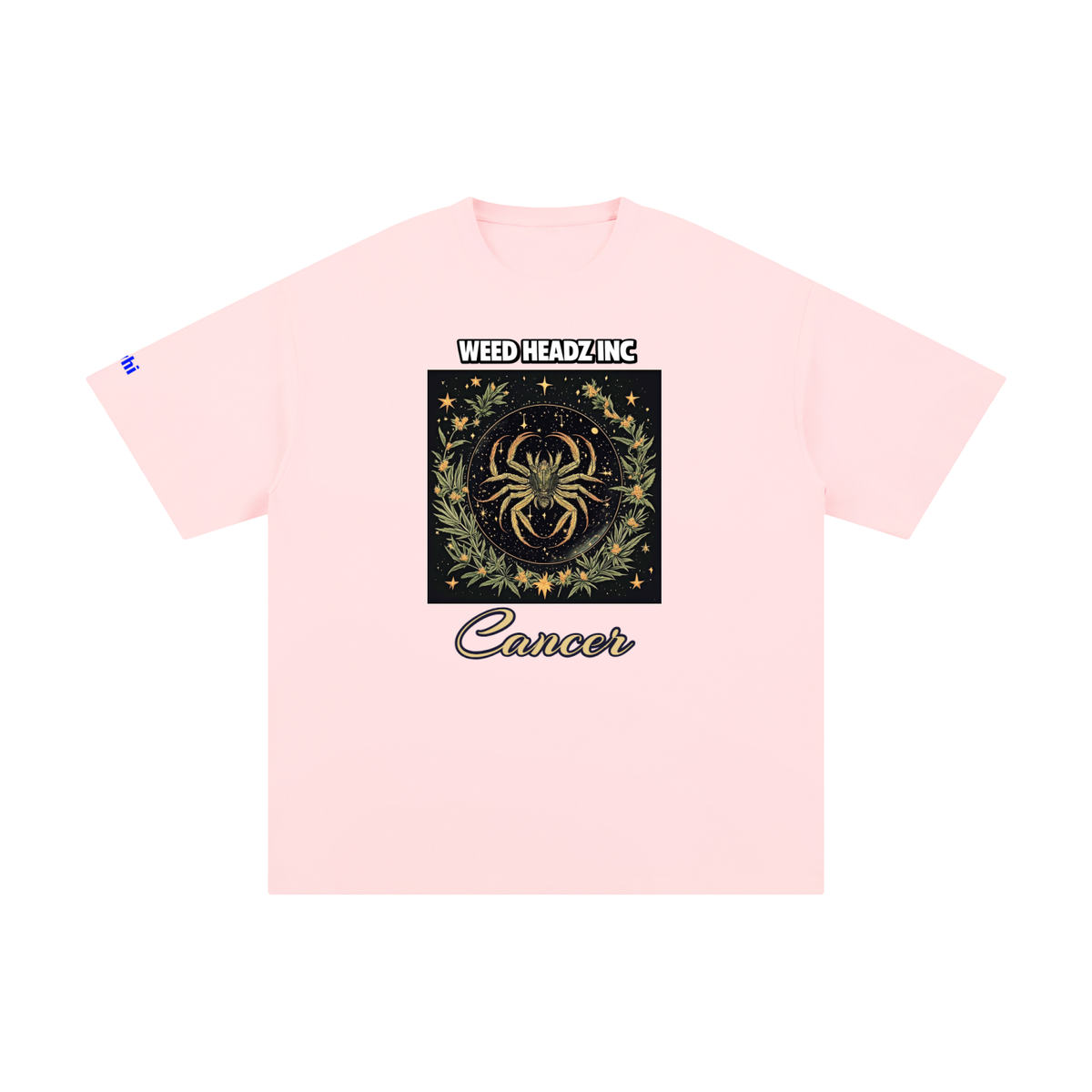 WHI Men's Zodiac Cancer Cotton T-Shirt