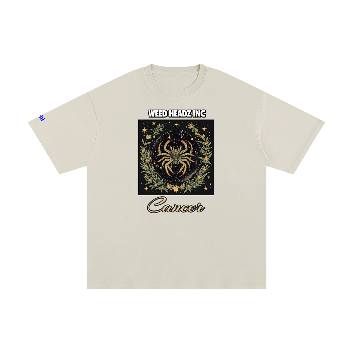 WHI Men's Zodiac Cancer Cotton T-Shirt