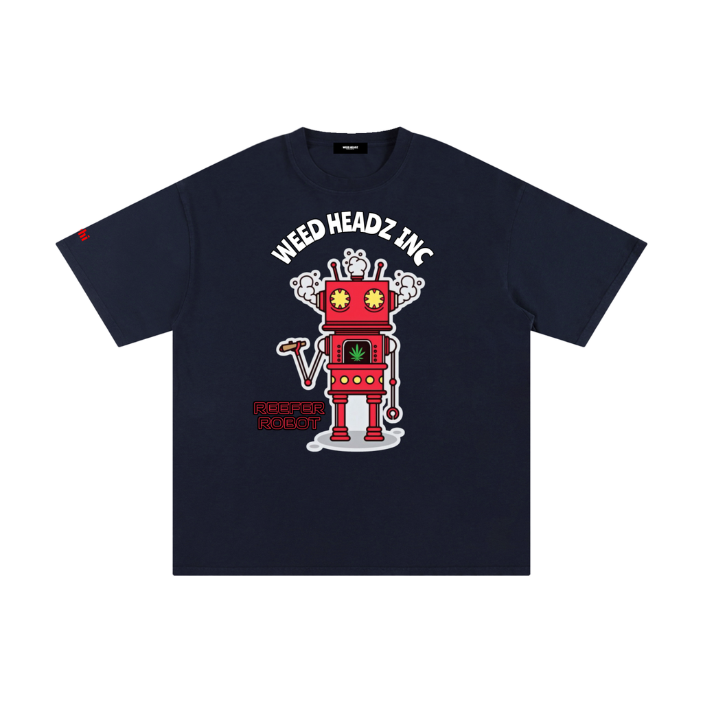 WHI Men's Reefer Robot Cotton T-Shirt