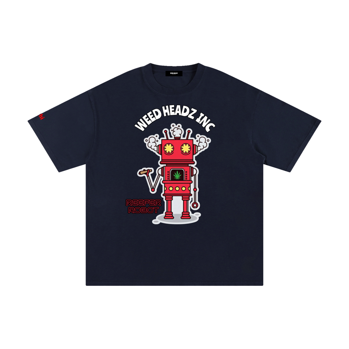 WHI Men's Reefer Robot Cotton T-Shirt