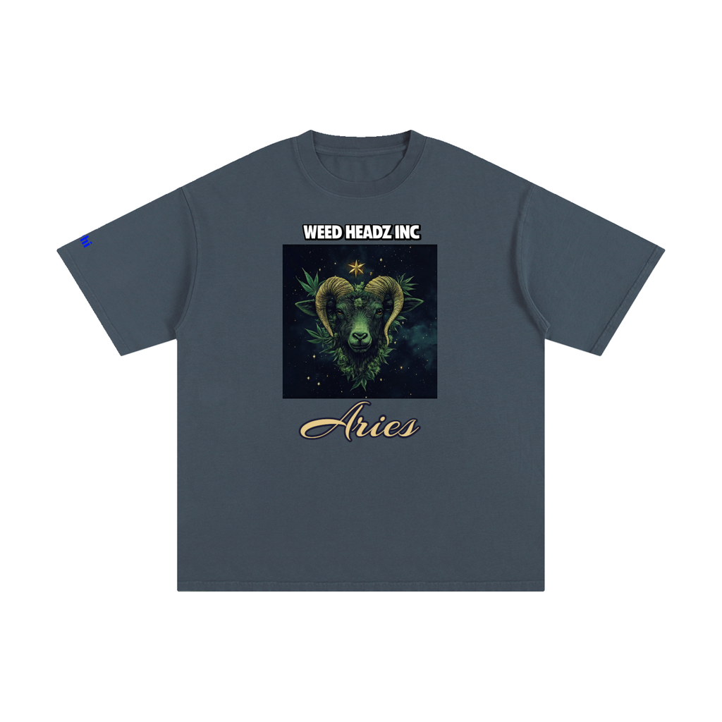 WHI Men's Zodiac Aries Cotton T-Shirt