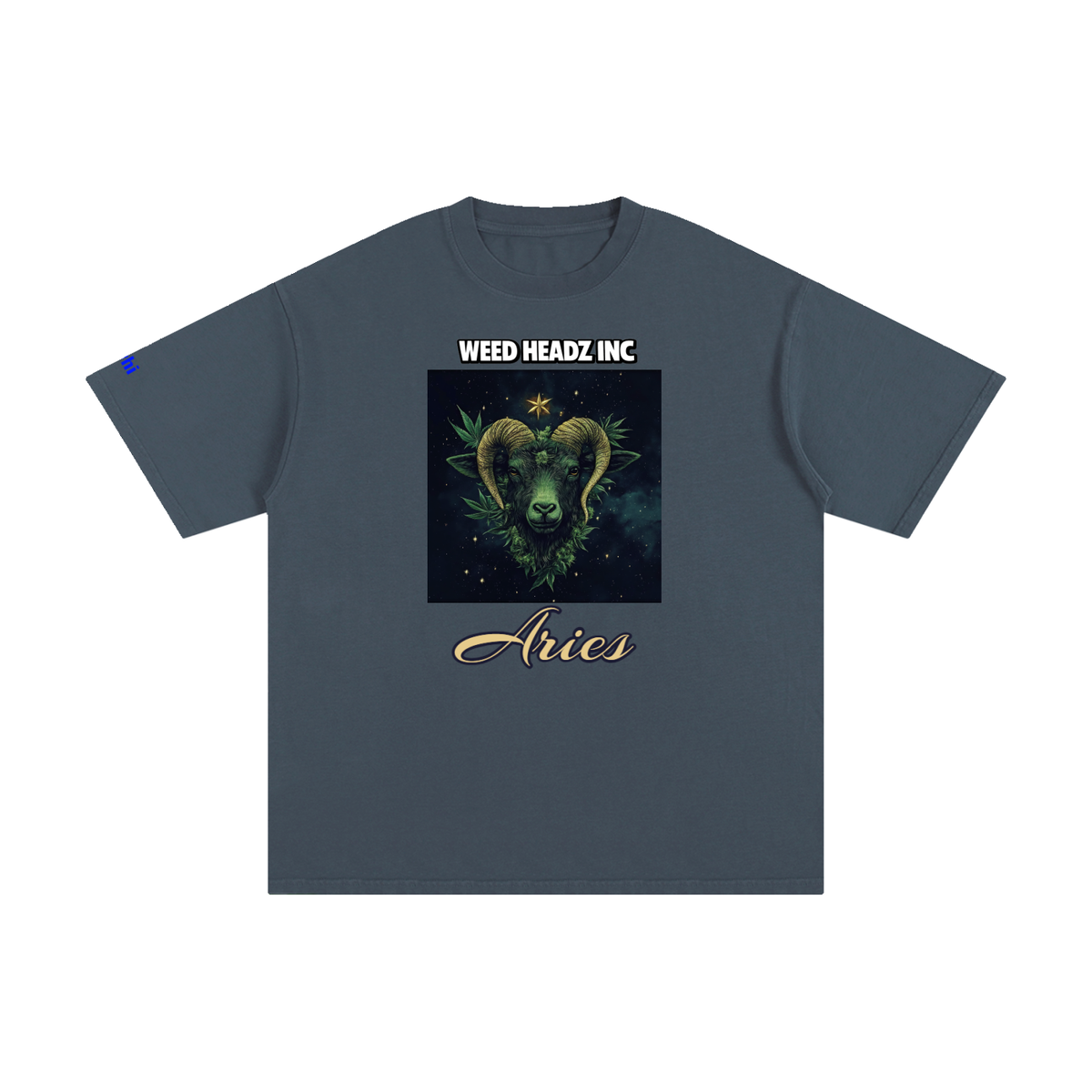 WHI Men's Zodiac Aries Cotton T-Shirt