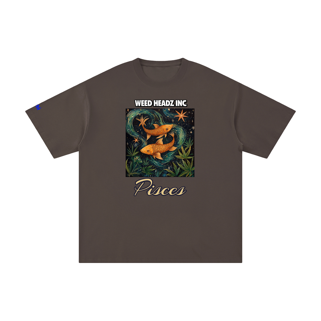 WHI Men's Zodiac Pisces Cotton T-Shirt