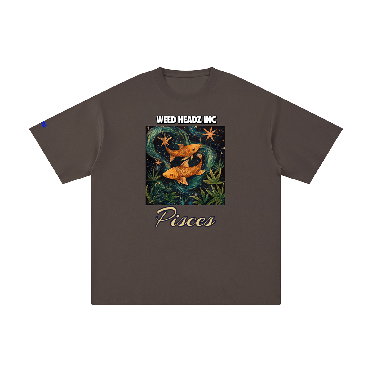 WHI Men's Zodiac Pisces Cotton T-Shirt