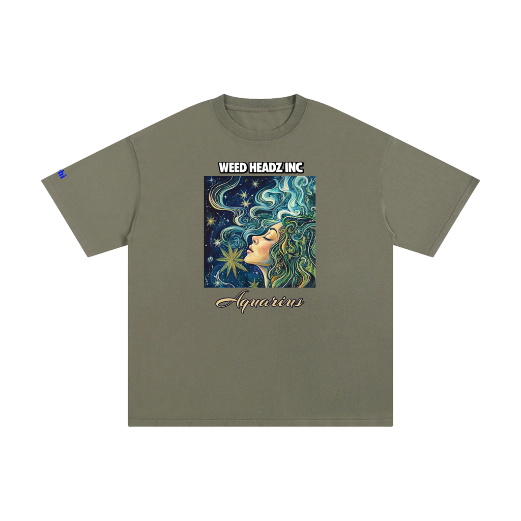 WHI Men's Zodiac Aquarius Cotton T-Shirt