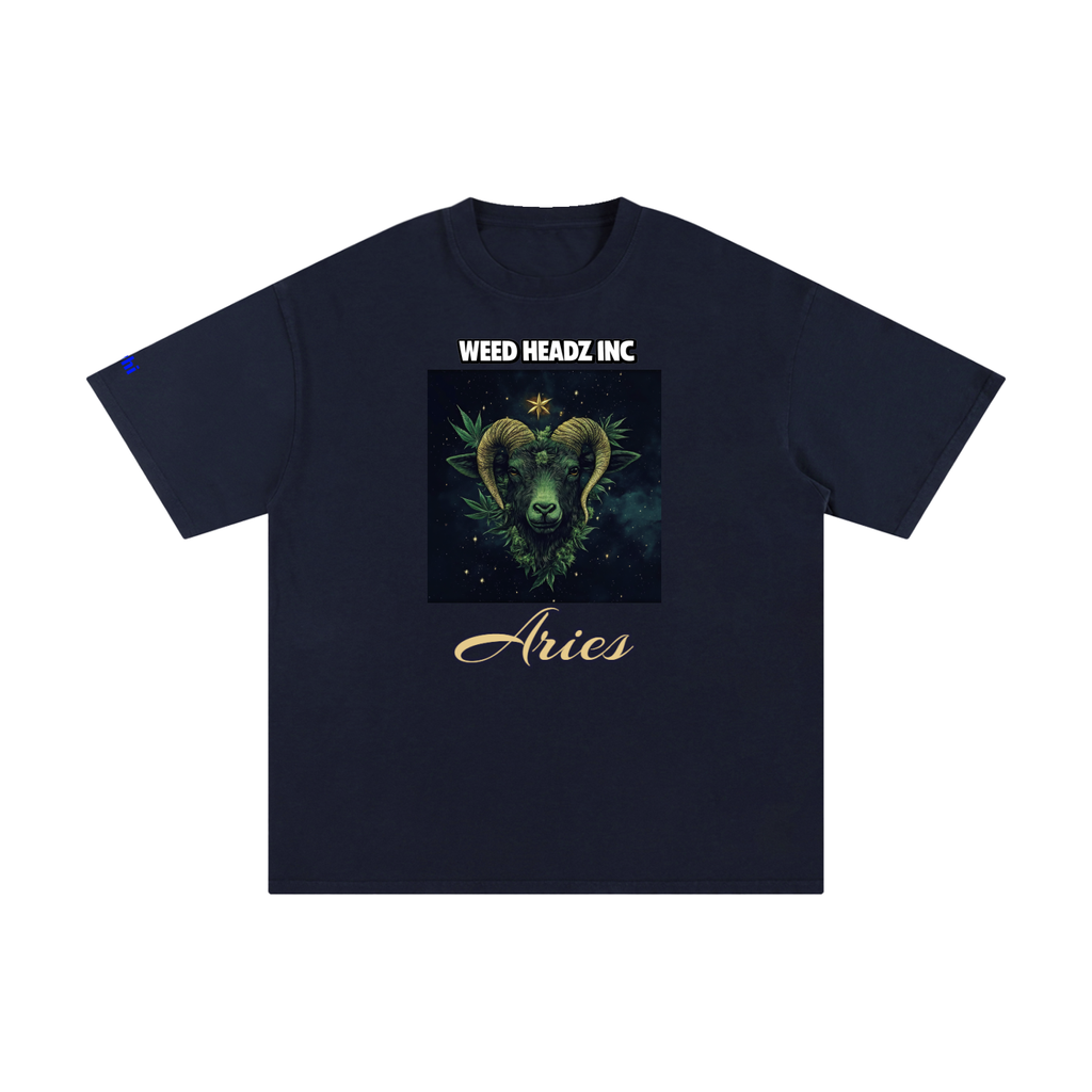 WHI Men's Zodiac Aries Cotton T-Shirt