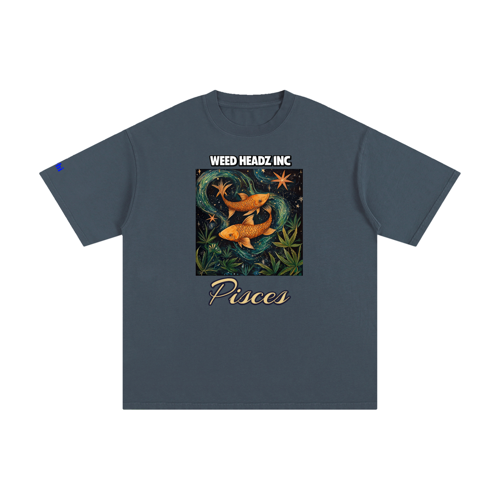 WHI Men's Zodiac Pisces Cotton T-Shirt