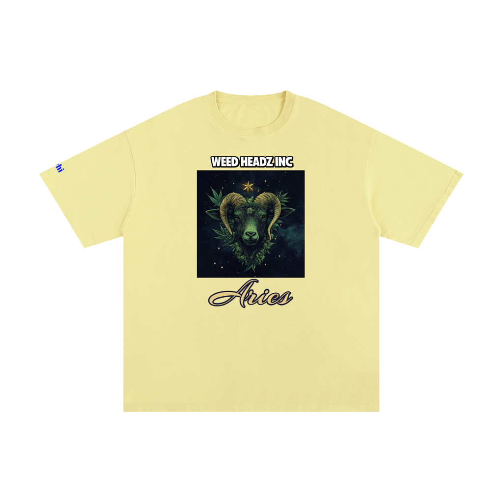 WHI Men's Zodiac Aries Cotton T-Shirt