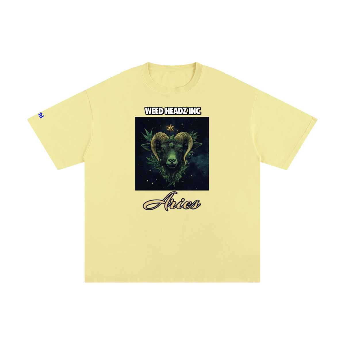 WHI Men's Zodiac Aries Cotton T-Shirt
