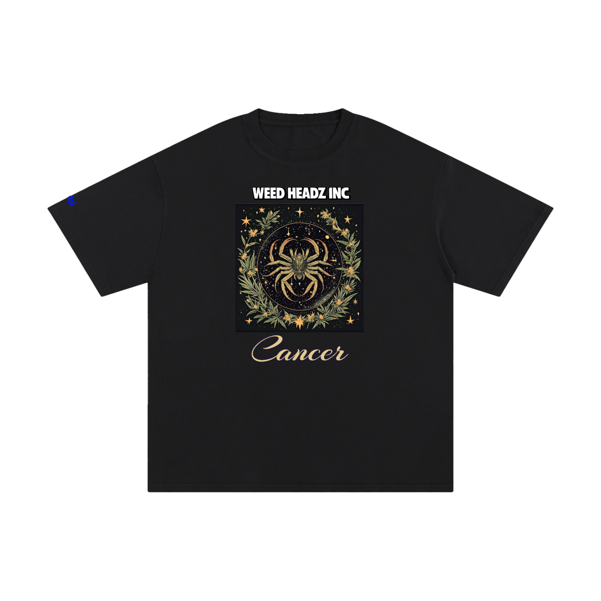 WHI Men's Zodiac Cancer Cotton T-Shirt