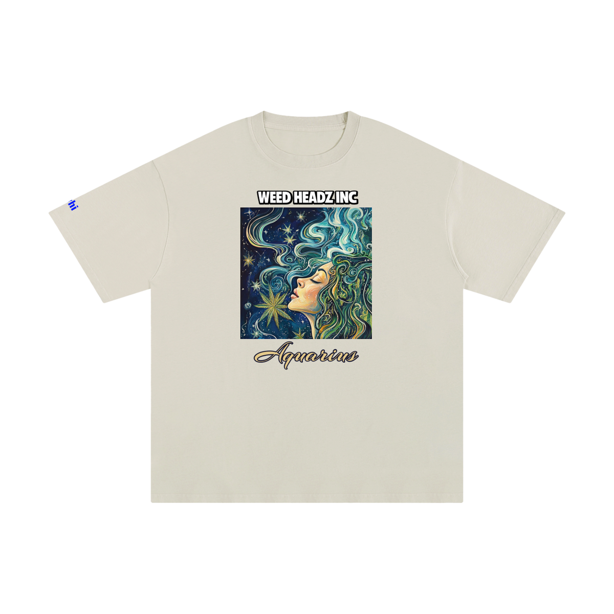 WHI Men's Zodiac Aquarius Cotton T-Shirt