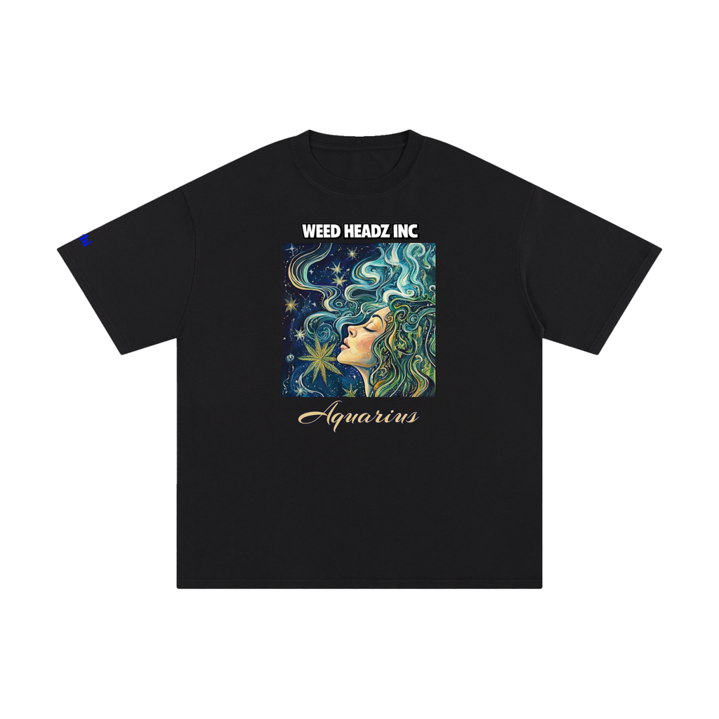 WHI Men's Zodiac Aquarius Cotton T-Shirt