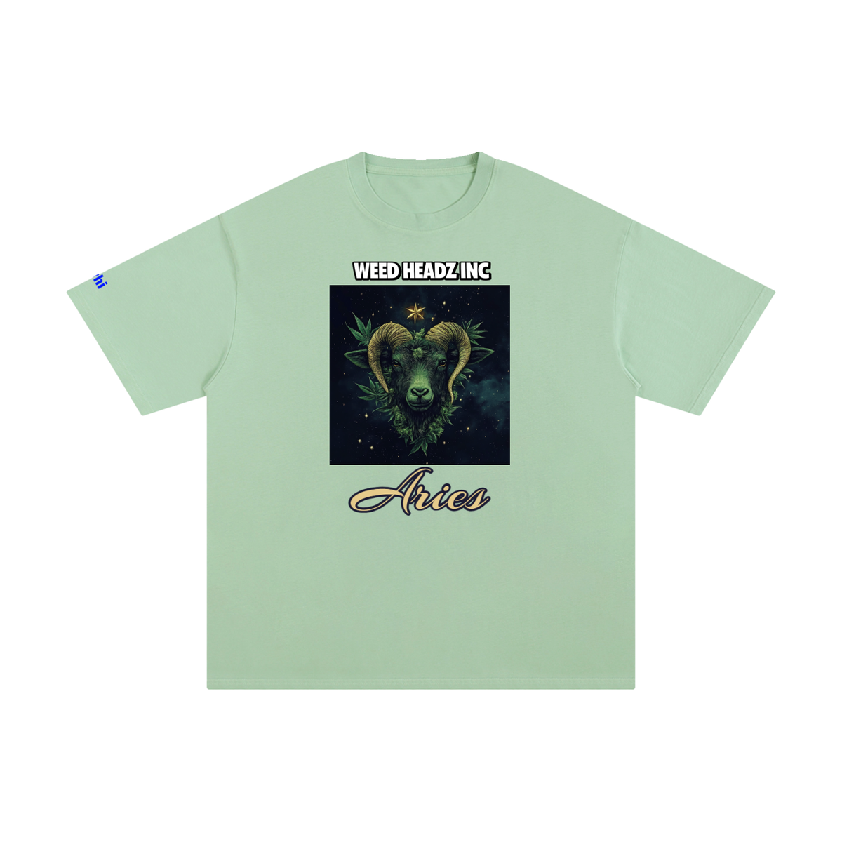 WHI Men's Zodiac Aries Cotton T-Shirt