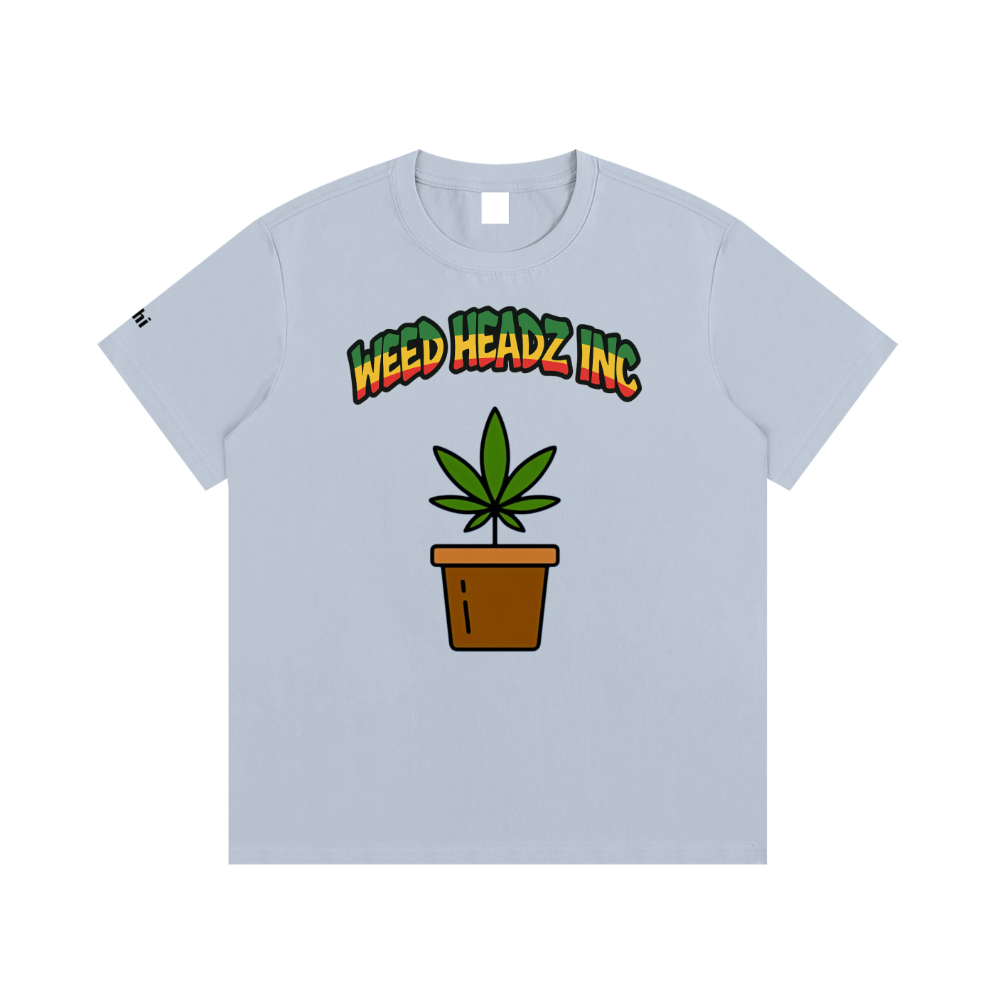 WHI Men's Rasta Pot Cotton T-Shirt