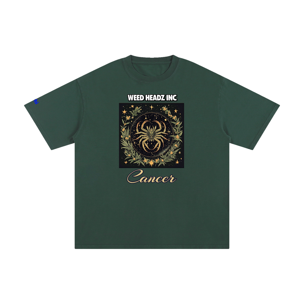 WHI Men's Zodiac Cancer Cotton T-Shirt