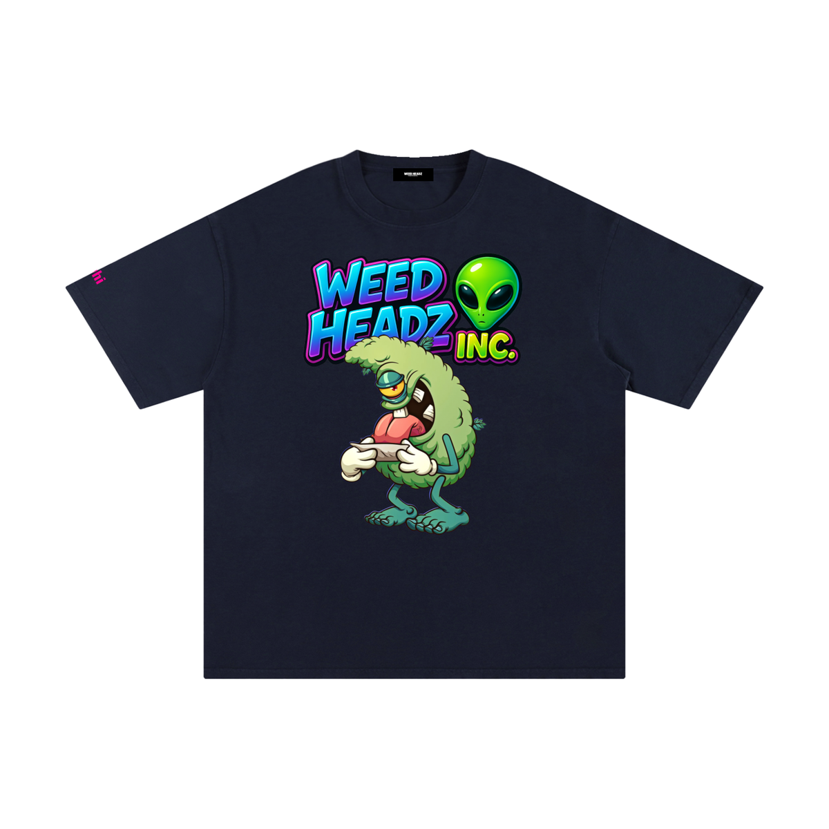 WHI Men's Alien Roll Up Cotton T-Shirt