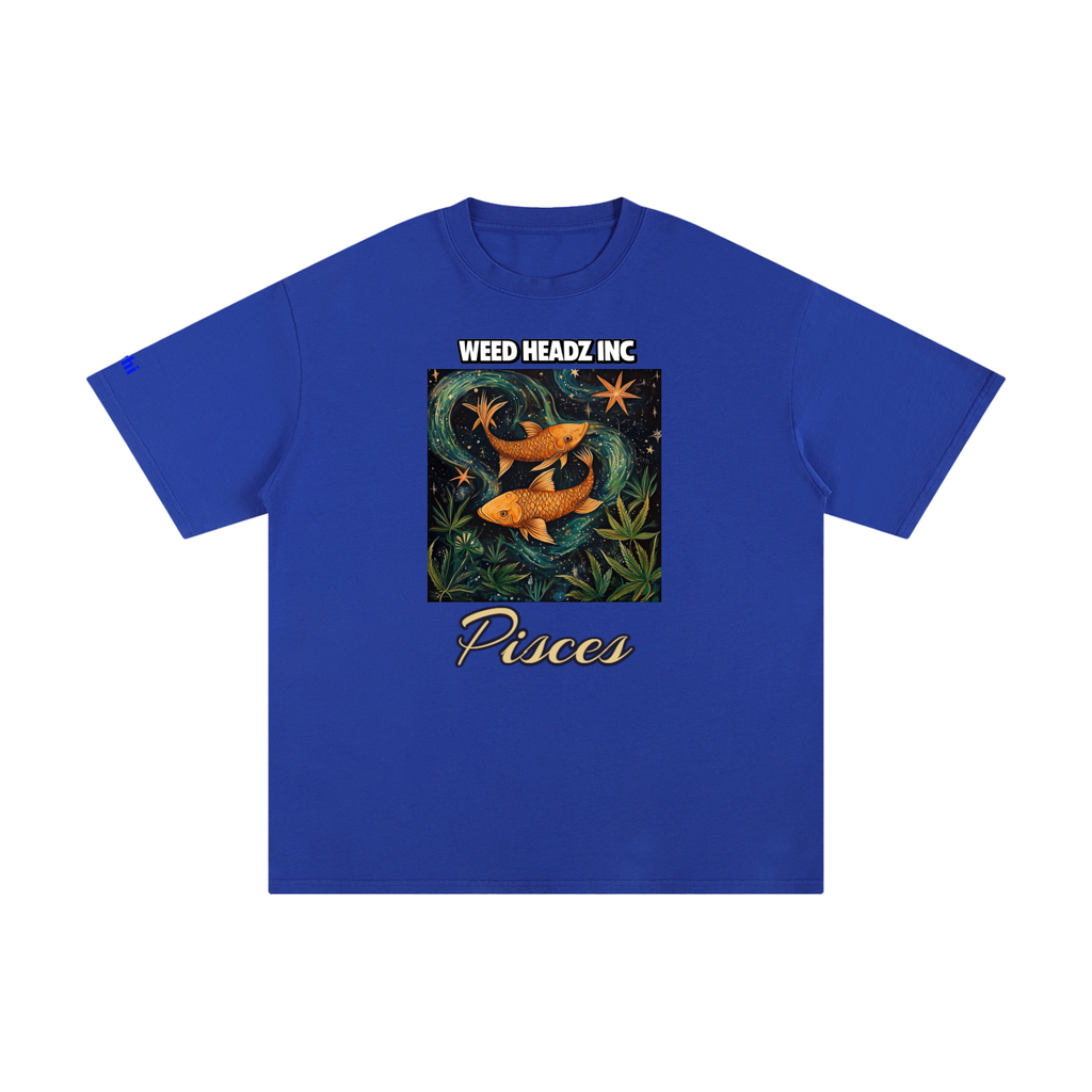 WHI Men's Zodiac Pisces Cotton T-Shirt