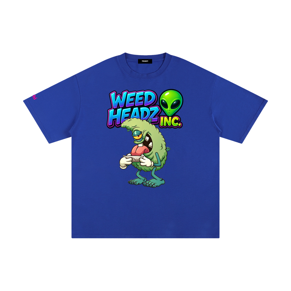 WHI Men's Alien Roll Up Cotton T-Shirt
